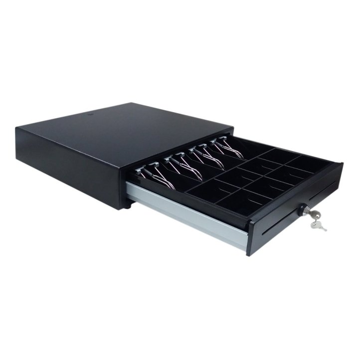 Tpv Cajon Portamonedas Unykach 56001 Unycash Color Negro Apertura Manual Y Automatica Rj11