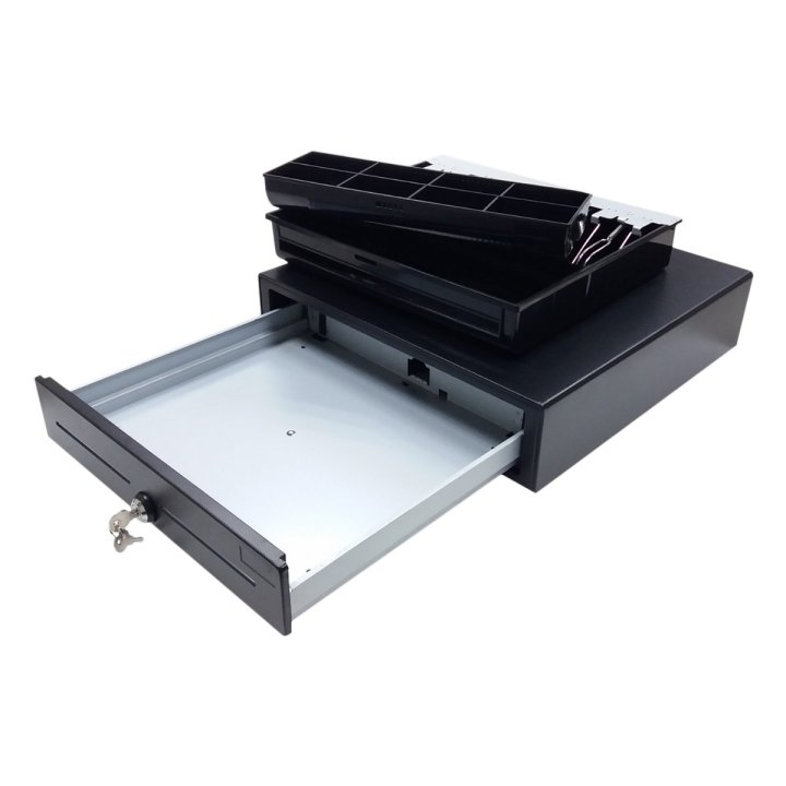 Tpv Cajon Portamonedas Unykach 56001 Unycash Color Negro Apertura Manual Y Automatica Rj11