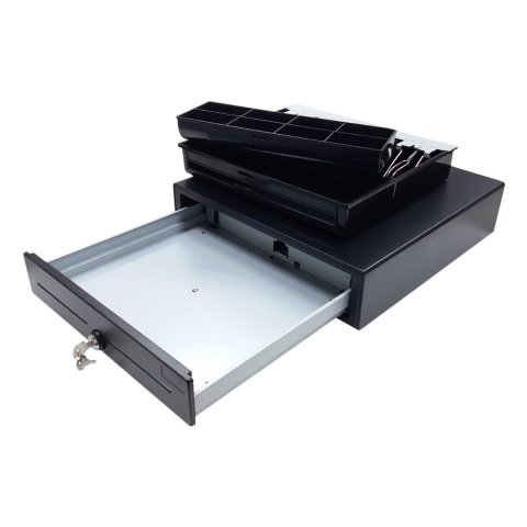 Tpv Cajon Portamonedas Unykach 56001 Unycash Color Negro Apertura Manual Y Automatica Rj11