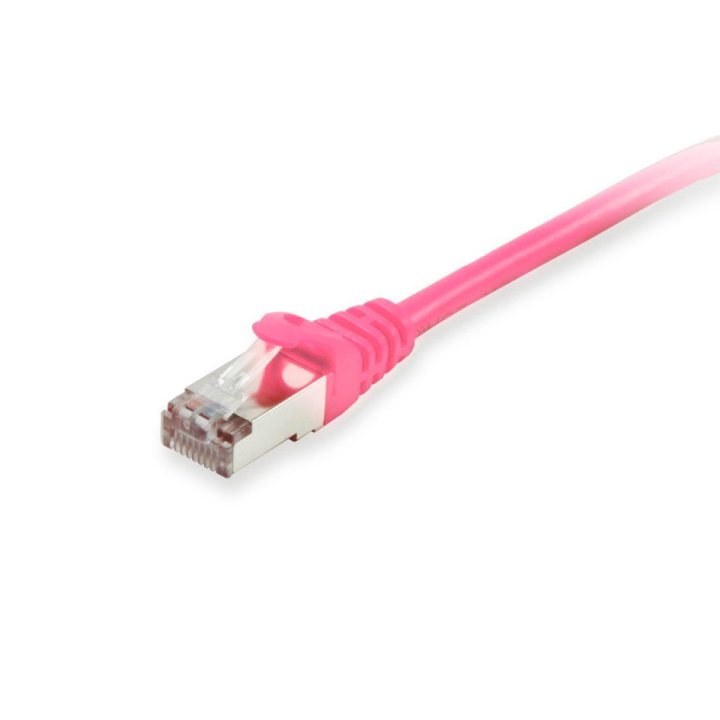 Latiguillo Apantallado S ftp Categoria 6 Libre Halogenos 0,5m Color Rosa