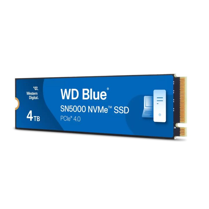 Disco M.2 4tb Western Digital Blue Sn500 Nvme Escritura 5000 Mb s Wds400t4b0e