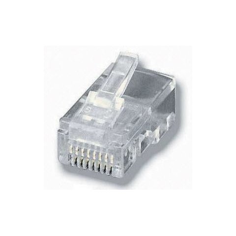 Kit 100 Conectores Rj45 Equip Telefonia 121151