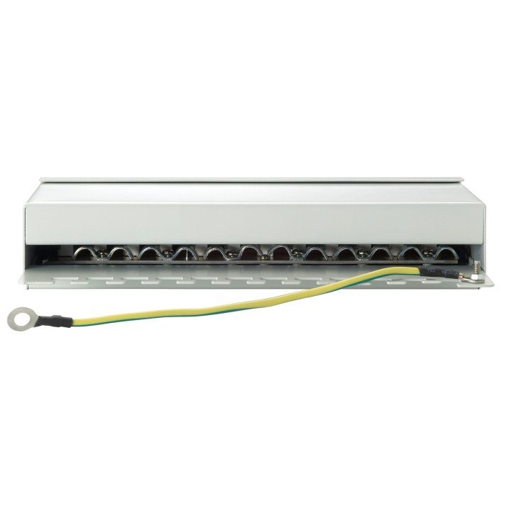 Patch Panel De Sobremesa Cat 6 Apantallado 12 Puertos Color Blanco