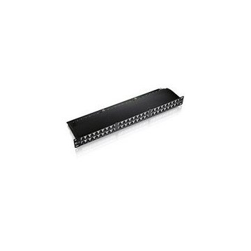 Patch Panel 48 Puertos Categoria 6 Apantallado 1u Color Negro