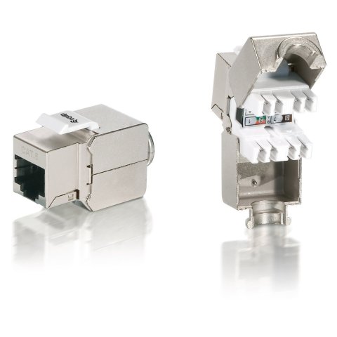 Kit 8 Uds Conector Hembra Rj45 Ftp Cat6 Panel Keystone