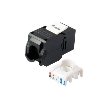 Kit 8 Uds Conector Hembra Rj45 Utp Cat6a Panel Keystone Tool Free Ref- 769226 2