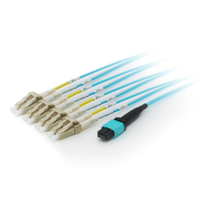 Cable Fibra Optica Trunk Mtp lc Patch Cord Om4 8 Fribras M m 3m