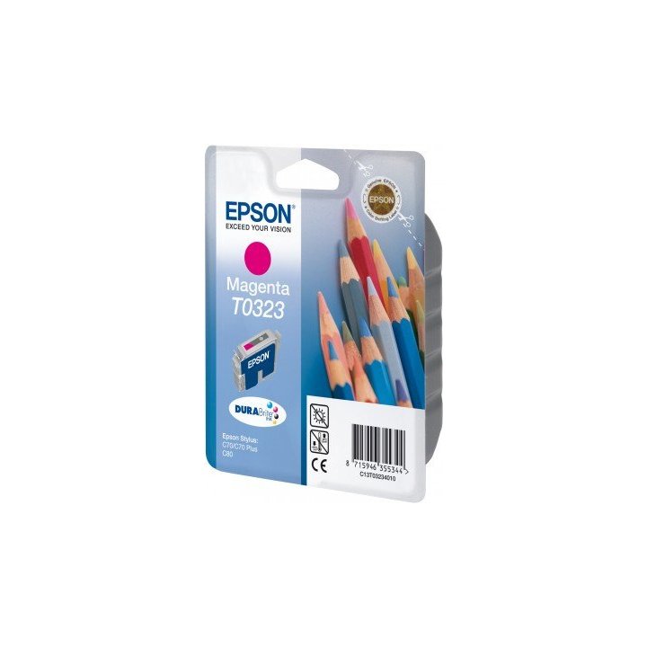 Cartucho Stylus C70 80 Magentra(t0323)