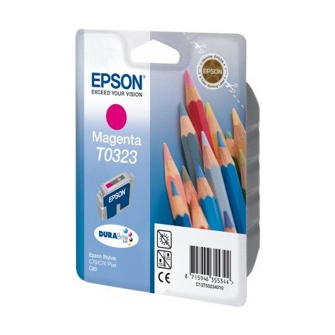 Cartucho Stylus C70 80 Magentra(t0323)