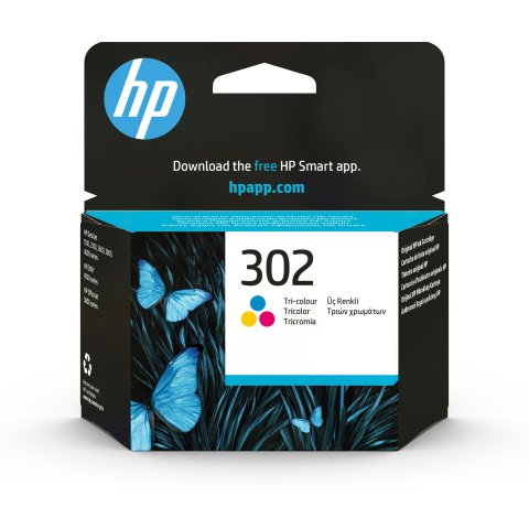 Cartucho Hp Nº302 Color Para Deskjet 1110 2130 2132 2134 3630 Officejet 3830 3832 3833 3834 (f6u65ae)