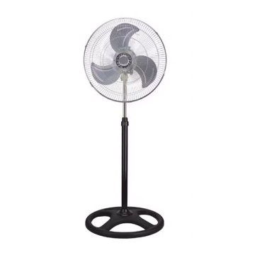 Ventilador De Pie Ag 1802 Negro 3 Velocidades 70w Aspas...