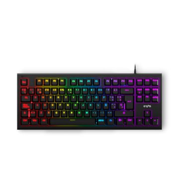 Teclado Tkl Gaming Energy Sistem Esg K6 Mechanik Switches Azules Mecanicos Anti Ghosting Retroiluminacion Rgb