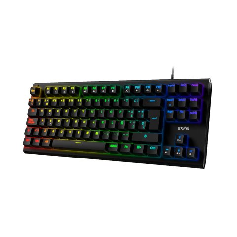 Teclado Tkl Gaming Energy Sistem Esg K6 Mechanik Switches Azules Mecanicos Anti Ghosting Retroiluminacion Rgb