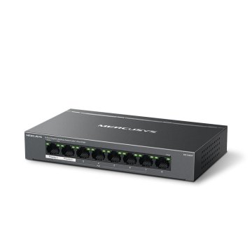 Switch Poe+ No Gestionable Mercusys Ms108gp 8p 10 100 1000 7p Poe+ 65w Ethernet Mini Desktop 2