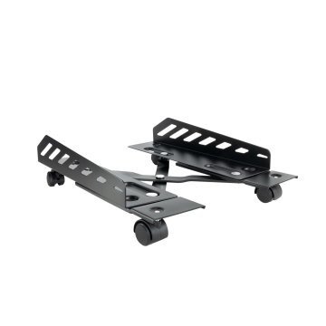 Soporte De Cpu De Suelo Con Ruedas Metalico Tooq Umcs0024-b Max 25k Ajustable 160-300mm Negro 2