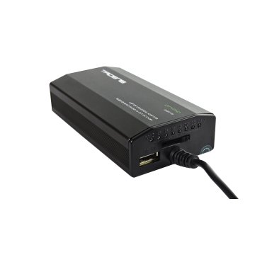Cargador Universal De Portatil Tacens Anima Anbp100 100w 8 Tips Aluminio Puerto Usb 5v 2