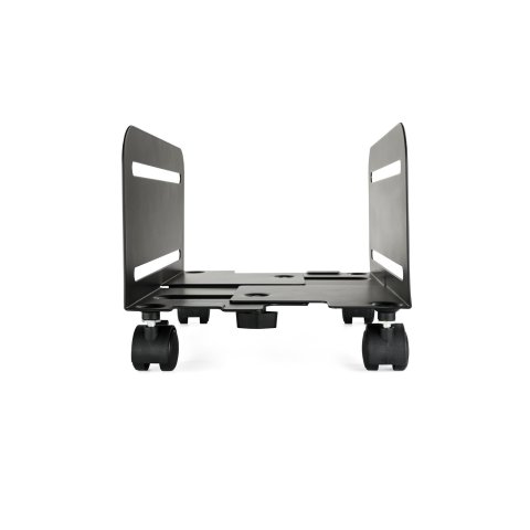 Soporte De Cpu De Suelo Con Ruedas Tooq Umcs0004-b Max. 10kg Ajustable 119-209mm Negro