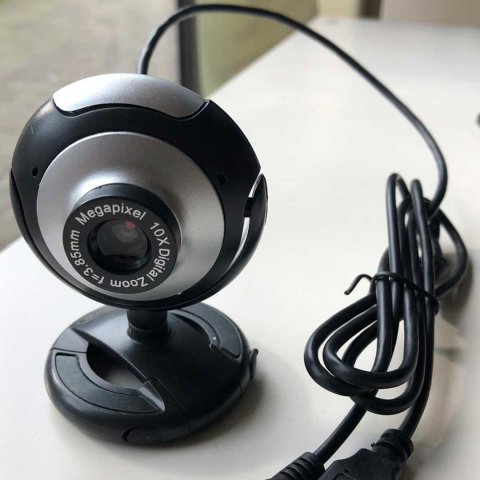 Camara Web Zero-max Zm-020 480p Led Microfono Color Negro gris (formato Bulk)