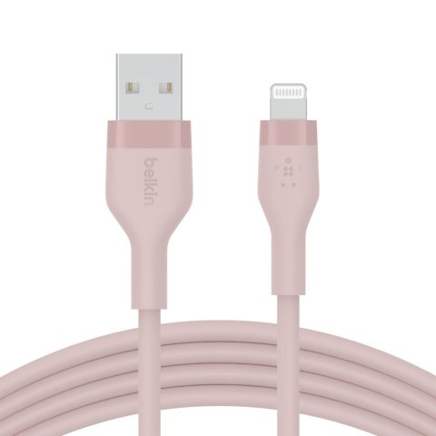 Cable Belkin Caa008bt2mpk Usb-a A Lightning Silicona Clip 1m Rosa