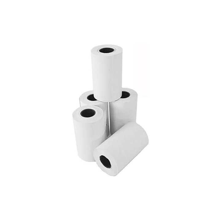 Pack De 10 Rollos De Papel Termico De 57x35mm Libre De Bisfenol A