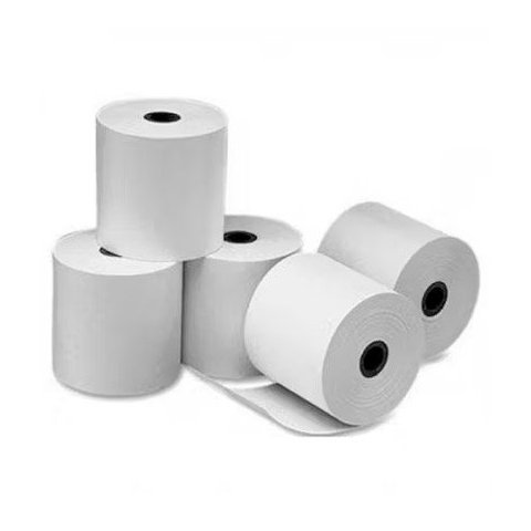 Pack De 5 Rollos De Papel Termico De 80x80mm Libre De Bisfenol A