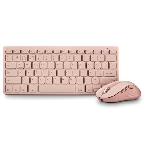 Pack Teclado Y Raton Recargable Ngs Con 12 Teclas Multimedia