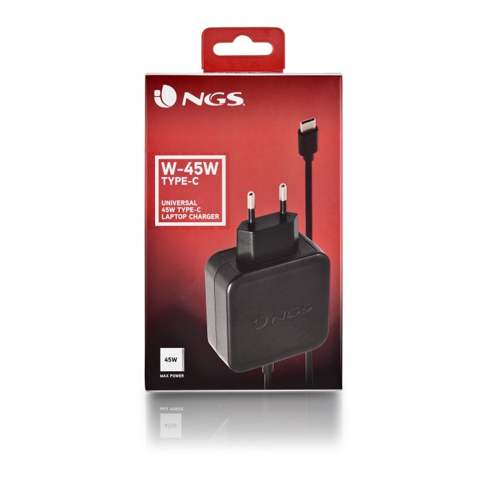 Cargador De Pared Universal Ngs 45w Type-c 5v 9v 12v 15v-3a, 20v 2,25a