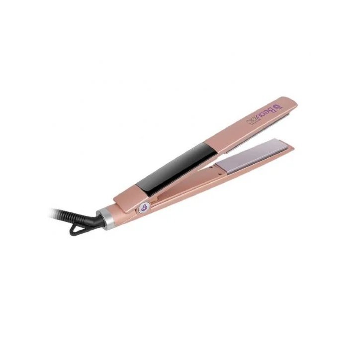 Plancha De Pelo Beautac Btn500 Gold Pantalla Tactil Placa Ceramica/turmalina Tecnologia De Iones Alisa Y Ondula 130º-230º Col