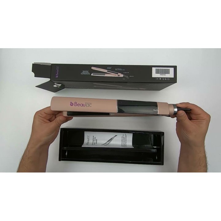 Plancha De Pelo Beautac Btn500 Gold Pantalla...