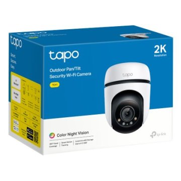 Camara Exterior Ip Wifi Tp-link Tapo Tc41 Ip66 2k Qhd 4mp V.nocturna Color Audio Bidireccional 2