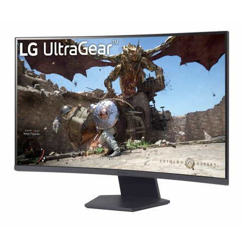 Monitor 32" Gaming Curvo Hdmi Displayport Lg 32gs60qc-b-qhd 2560x1440 180 Hz 1000r 