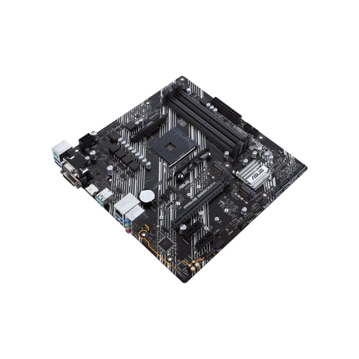 Pb Asus Prime B550m-k Skt Am4 M-atx 4ddr4-3200mhz Hdmi Dvi Vga 3pcie 2m.2 Glan 6usb3.2