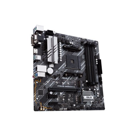 Pb Asus Prime B550m-a csm Skt Am4 M-atx Ddr4-3200mhz Hdmi Dvi Vga 1xpcie 4.0 3pcie 3.0 3xm.2 Glan 8usb3.2