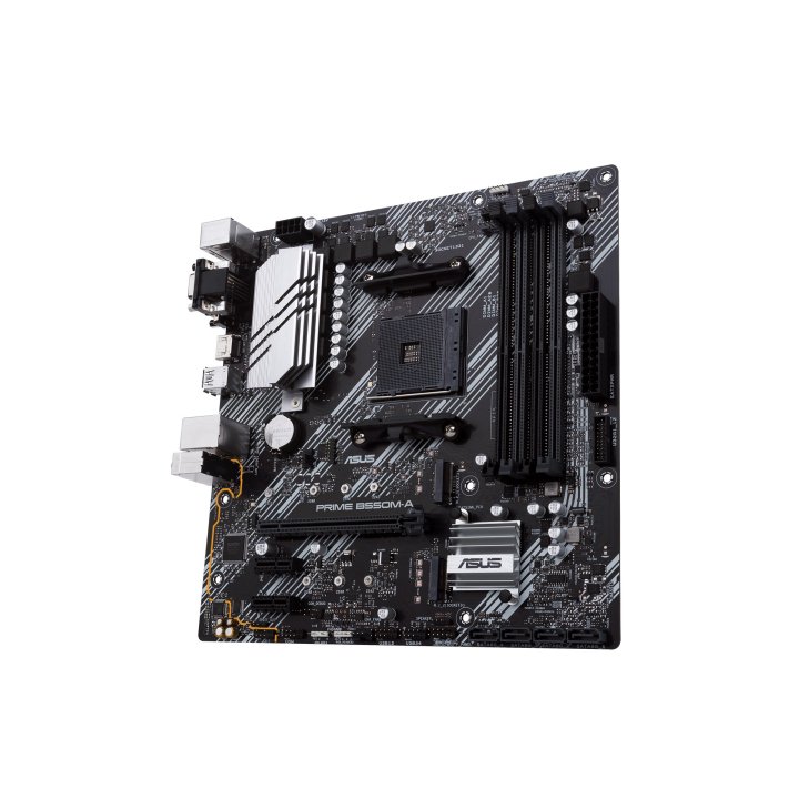 Pb Asus Prime B550m-a csm Skt Am4 M-atx Ddr4-3200mhz Hdmi Dvi Vga 1xpcie 4.0 3pcie 3.0 3xm.2 Glan 8usb3.2