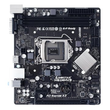 Pb Biostar H61mhv3 Skt 1155 M-atx Vga   Hdmi Ddr3 1600mhz Glan Hdmi Usb2.0 2