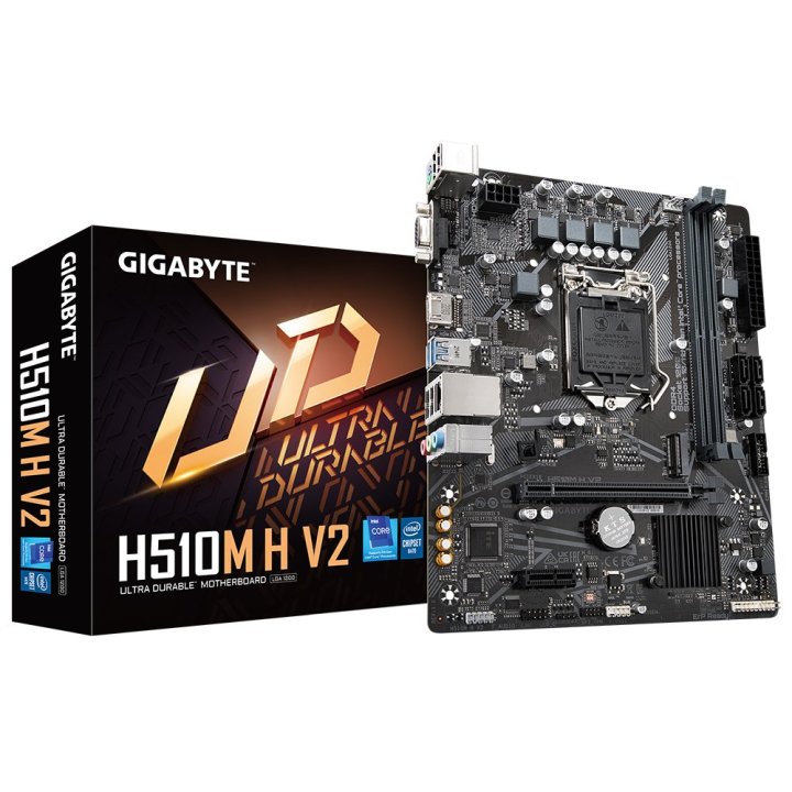 Pb Gigabyte H510m-h V2 Ddr4 Rev1.0 M-atx Skt 1200 2xddr4 3200mhz Hdmi Vga Gbe Lan M.2