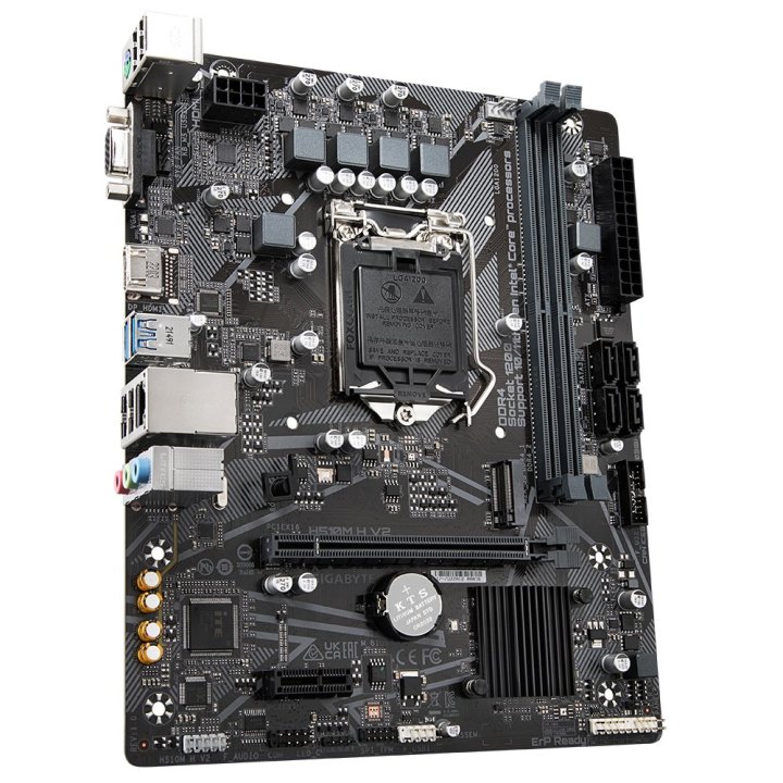 Pb Gigabyte H510m-h V2 Ddr4 Rev1.0 M-atx Skt 1200 2xddr4 3200mhz Hdmi Vga Gbe Lan M.2