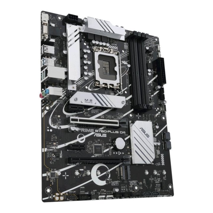 Pb Asus Prime B760-plus D4 Skt 1700 Atx Intel Gen 12º 13º Displayport Hdmi Vga 4xddr4 3200mhz 3xm.2 Usb-c + Usb3.2