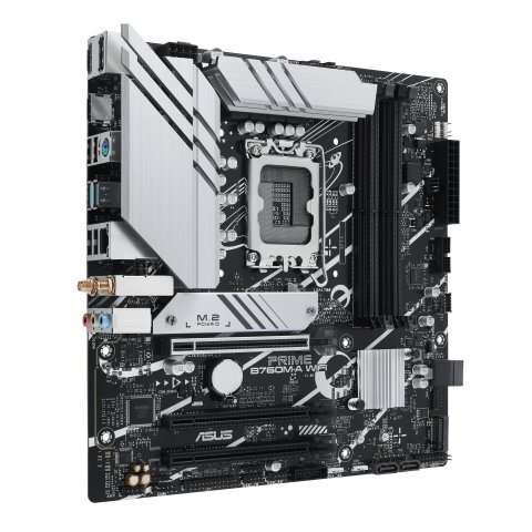 Pb Asus Prime B760m-a Wifi M-atx Skt 1700 12º 13º Gen 4xddr5 5600mhz Displayport Hdmi 2xm.2 Wi-fi 6 Usb-c