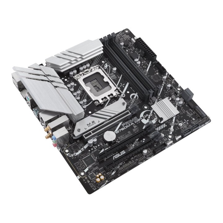 Pb Asus Prime B760m-a Wifi D4 M-atx Skt 1700 12º 13º Gen 4ddr4 320mhz Displayport Hdmi 2m.2x4 Glan2.5gbs Usb-c Usb3.2
