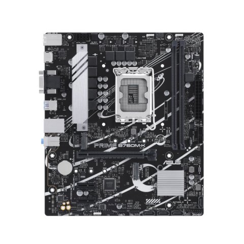 Pb Asus Prime B760m-k M-atx Skt 1700 12º 13º Gen 2xddr5 5600mhz Hdmi Vga 2xm.2 G-lan 2,5 Gb Usb3.2