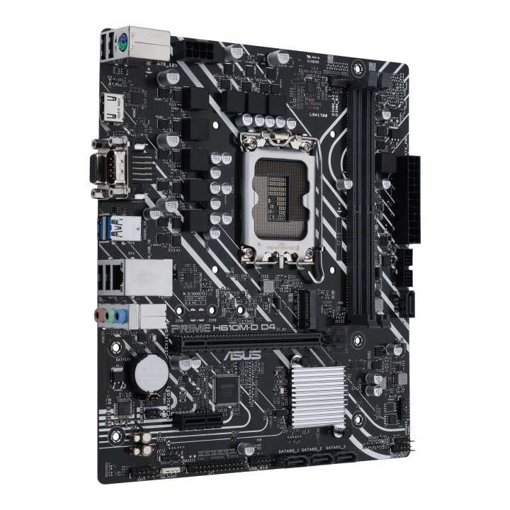 Pb Asus Prime H610m-d D4 M-atx Skt 1700 Intel Gen 12º 13º M-atx Vga Hdmi 2pcie M.2x3.0 Glan Usb3.2