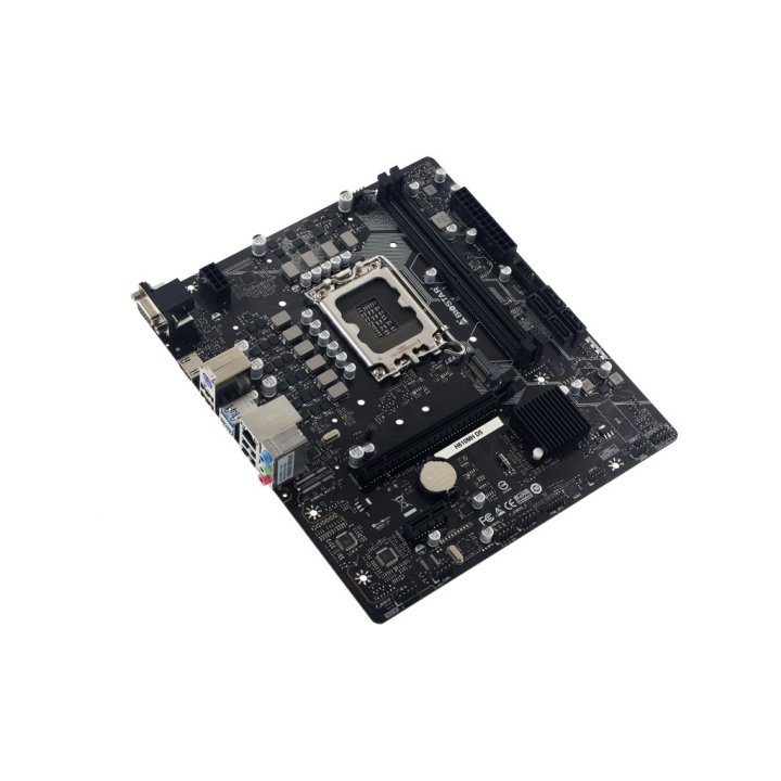 Pb Biostar H610mh D5 M-atx Skt 1700 12.ª 13.ª 14.ª Gen X2ddr5 Hdmi Vga M.2 G-lan Usb3.2