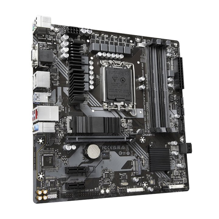 Pb Gigabyte B760m Ds3h Ddr4 M-atx 12º 13º 4xddr4 Hdmi Displayport Vga 4ddr4 3200mhz 2m.2 Raid Usb-c Usb3.2 Lan 2.5gbs