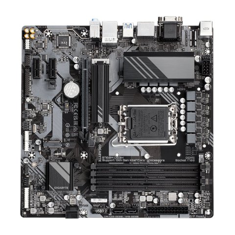 Pb Gigabyte B760m Ds3h Rev1.0 M-atx Skt 1700 12º 13º 4xddr5 4800mhz Hdmi Displayport Vga G-lan 1pcie 2m.2 Raid Usb-c