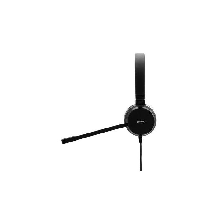 Headset Usb   Jack 3.5  Lenovo Voip Estereo Pro, Mucrofono Con Cancelacion De Ruido Activa