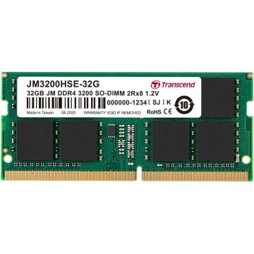 Sodimm Ddr4 32gb 3200mhz Transcend M1.2v Cl22 2rx8...