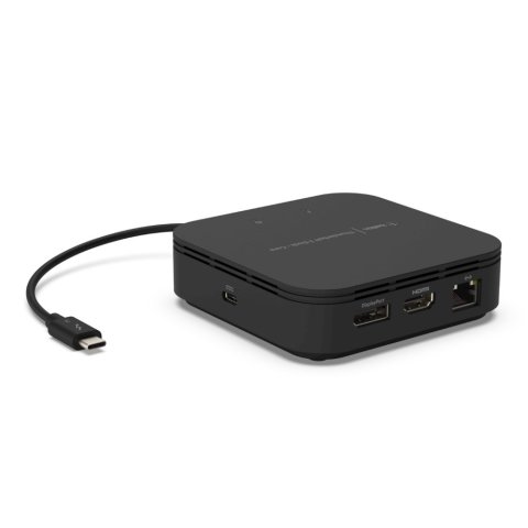 Docking Usb-c Belkin F4u110bt A 1xthunderbolt 3 1xusb-c Pd 1xdp 1xhdmi 4k 1xusb-a 3.0 1xusb-a 2.0 1xaudio 1x1gb Rj45 Negro