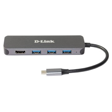 Docking Usb-c D-link Dub-2333 A 1xhdmi 4k 3xusb3.0 1xusb-c Pd 60w 2