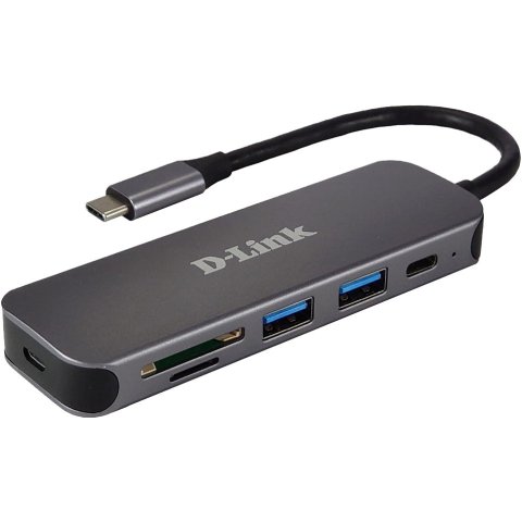 Hub Usb-c D-link Dub-2325 A 2xusb3.0 1xusb-c 1xlector Tarjetas